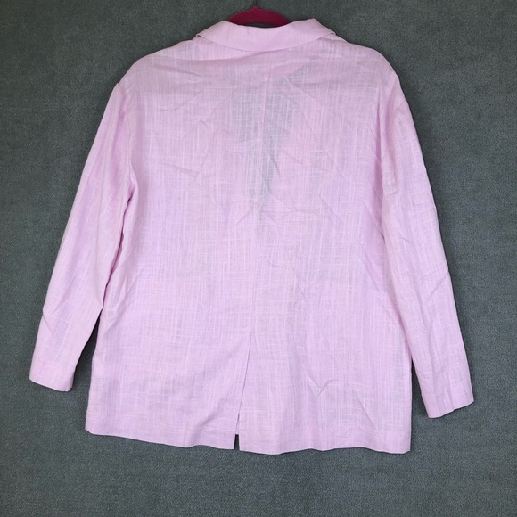 Ellison linen blend coastal oversized blazer size S - Picture 2 of 8